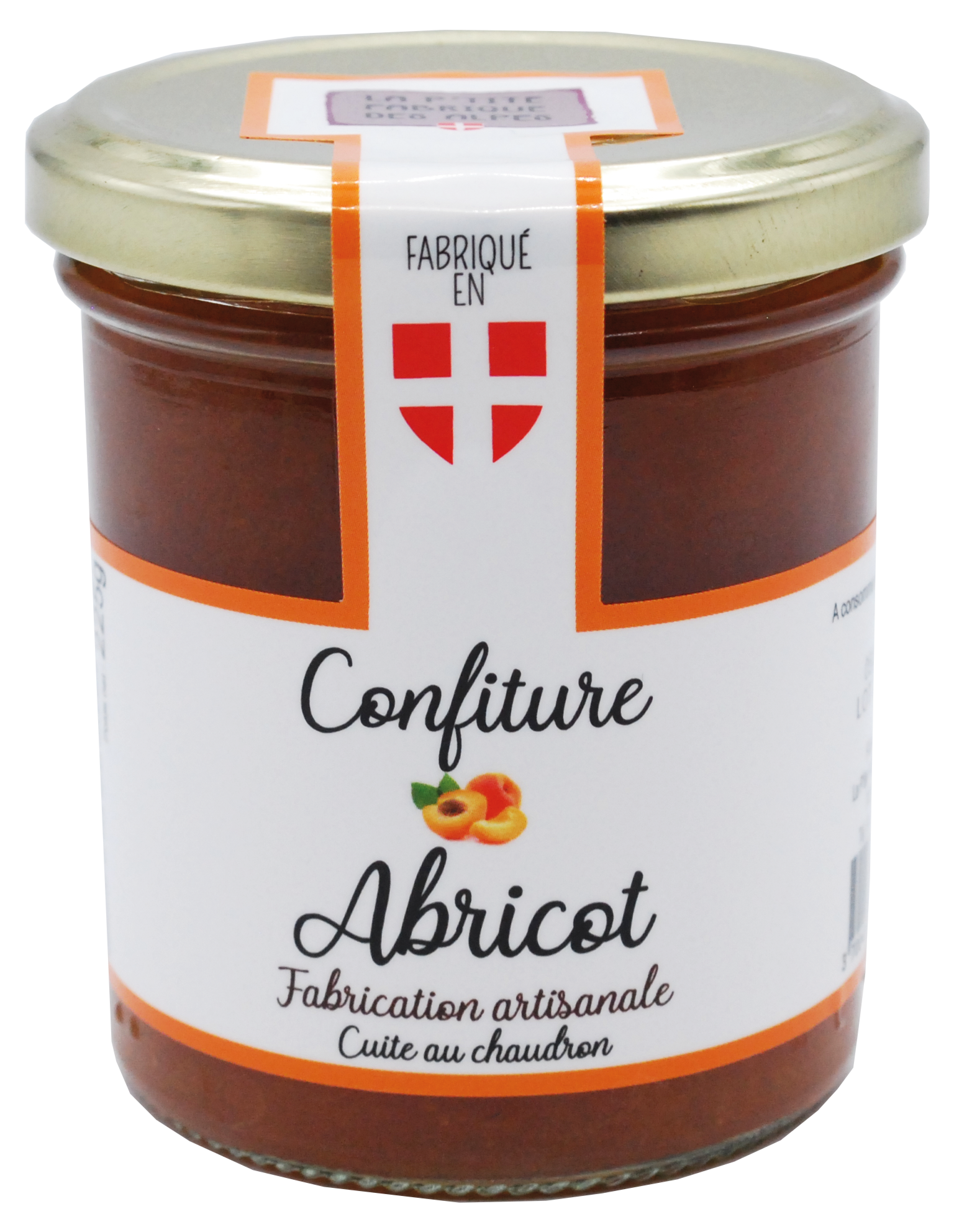 Confiture Abricot Artisanal Made in Alsace Au Brin de Paille